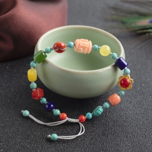 多宝编织单圈手串