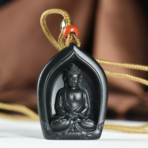 山料和田青玉大日如来吊坠