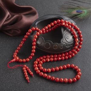 7.5mmMOMO珊瑚108佛珠