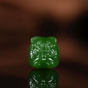 山料和田碧玉醒狮配件