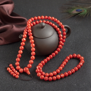 8mmMOMO珊瑚108佛珠