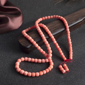 MOMO珊瑚桶珠多圈手串