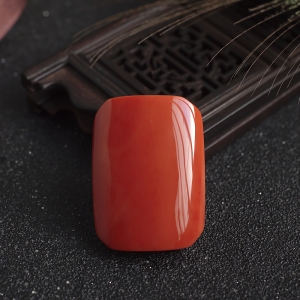 MOMO珊瑚方形戒面