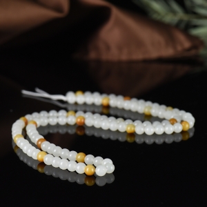 6mm籽料和田玉多圈手串