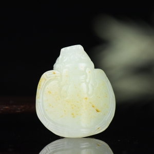 山料和田白玉龙龟吊坠