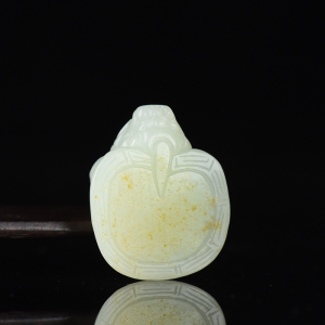 山料和田白玉龙龟吊坠