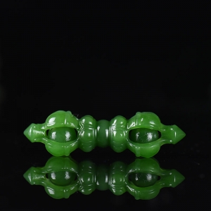 山料和田碧玉金刚杵吊坠