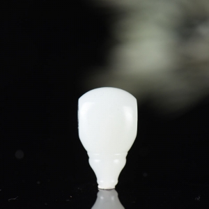 籽料和田白玉三通配件