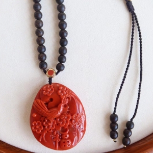 柿子红南红福气满满吊坠