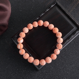 MOMO珊瑚龙珠单圈手串