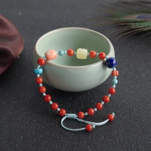 多宝编织单圈手串