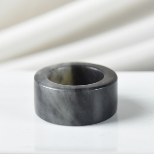 籽料和田玉青花扳指