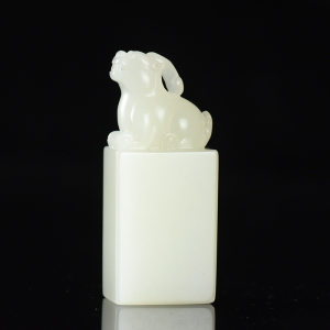 山料和田白玉貔貅印章