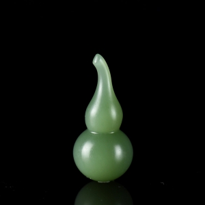 山料和田碧玉福禄吊坠