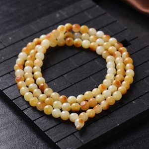 6mm籽料和田玉108佛珠