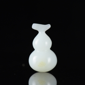 籽料和田白玉福禄吊坠