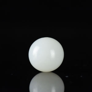 20mm籽料和田白玉圆珠配件