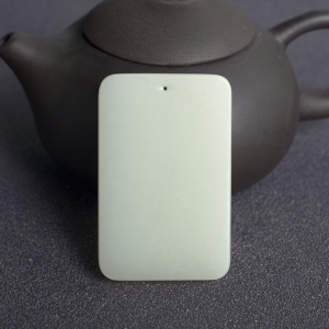 山料和田白玉无事牌吊坠