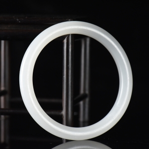 61.5mm山料和田白玉圆镯