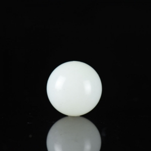 18.5mm籽料和田白玉圆珠配件