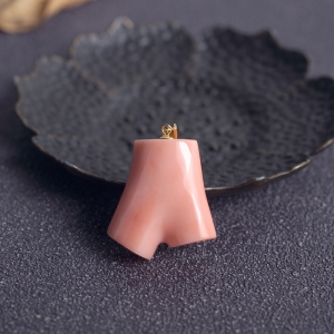 18KMOMO珊瑚树枝吊坠