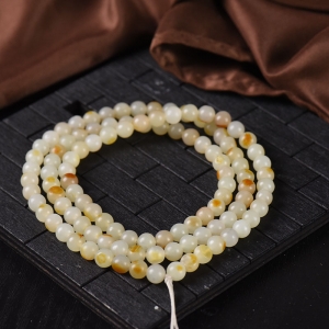 6mm籽料和田玉108佛珠