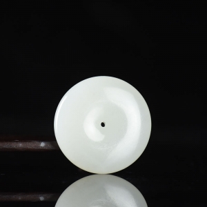 山料和田白玉平安扣吊坠