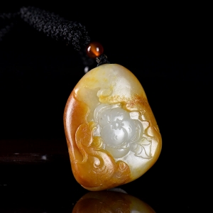 籽料和田玉凤凰吊坠