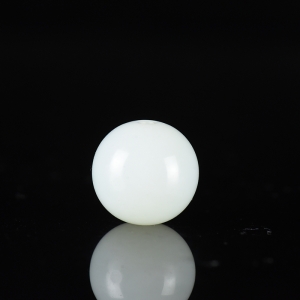 20mm籽料和田白玉圆珠配件