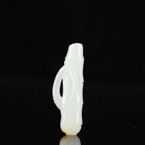 籽料和田白玉节节高吊坠