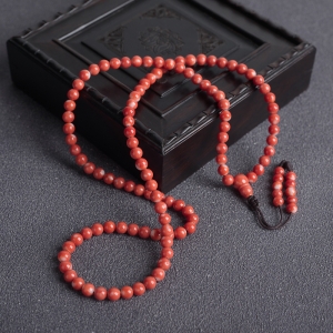 5mmMOMO珊瑚108佛珠