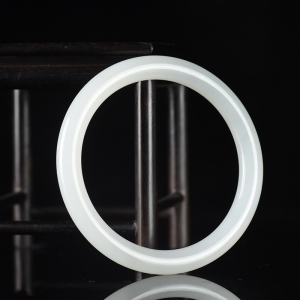 58.5mm山料和田白玉圆镯