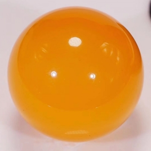 28.5mm鸡油黄蜜蜡圆珠配件