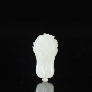 籽料和田白玉百财吊坠