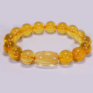 12mm金珀琥珀单圈手串