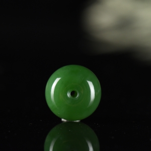 山料和田碧玉平安扣吊坠