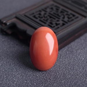 MOMO珊瑚蛋面形戒面