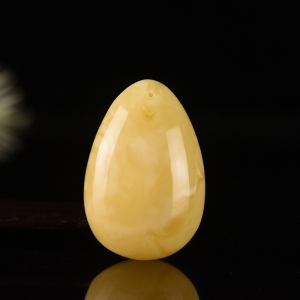 白花蜜蜜蜡水滴吊坠