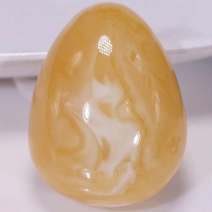 白花蜜蜜蜡水滴吊坠