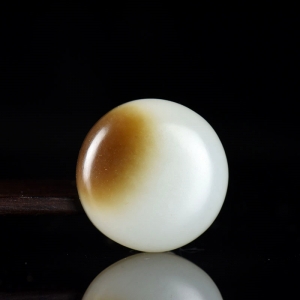 山料和田糖白玉吊坠