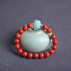 8.5mm沙丁珊瑚单圈手串