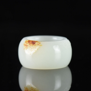 籽料和田白玉扳指