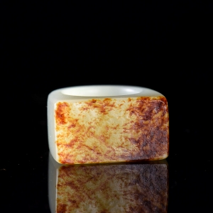 籽料和田白玉扳指