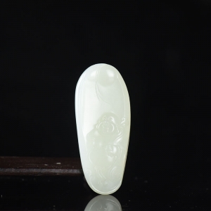 籽料和田白玉弥勒佛吊坠