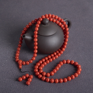 7.5mm沙丁珊瑚108佛珠