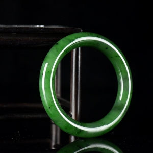 55mm山料和田碧玉圆镯