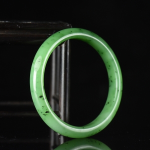 60.5mm山料和田碧玉手镯