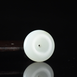 籽料和田白玉平安扣吊坠