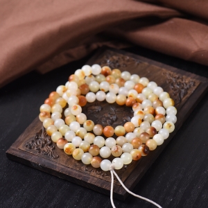 6mm籽料和田玉108佛珠