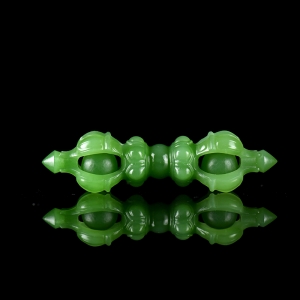 山料和田碧玉金刚杵吊坠